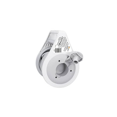 Prodlužovací přívod na bubnu, 2 zásuvky, USB A+C, šedý, 10m, 3x1mm2