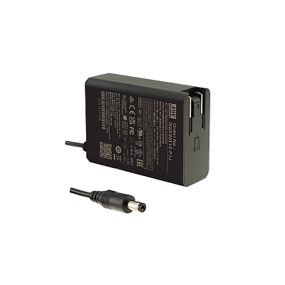Spínaný síťový napájecí adaptér 90,2W, 55V/1,64A DC, souosý konektor 5,5/2,1mm, vnitřní plus, stabilizovaný