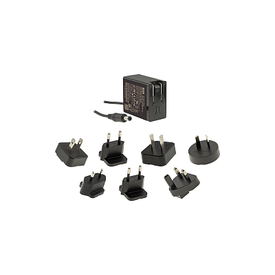 Spínaný síťový napájecí adaptér 12W, 9V/1,33A DC, souosý konektor 5,5/2,1mm, vnitřní plus, stabilizovaný