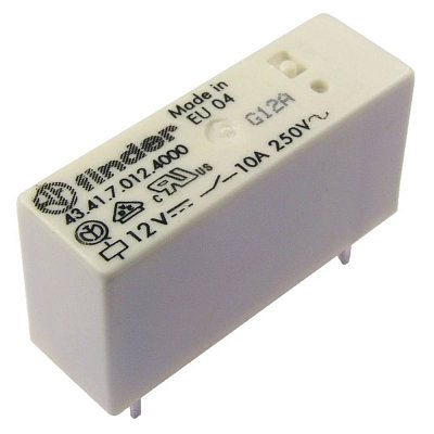 Elektromagnetické relé s DC cívkou 12V/10A