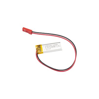 Lithium-polymerový akumulátor 3,7V, 110mAh ,konektor JST SYP-02T-1, 4,0x12x30 mm