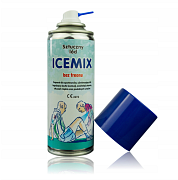 Chladivý aerosolový sprej Icemix pro zmírněná bolesti při poranění při sportu.