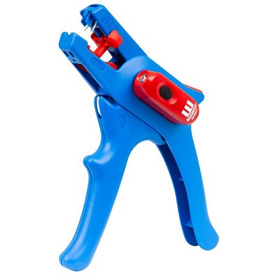 Dvoudílná sada odizolovacích kleští a pracovního LED světla. Odizolovací kleště na kabel o průřezu 0.2-6.0 mm2