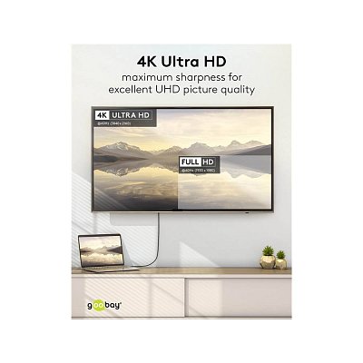 Kabel USB-C™ na HDMI™ 4K @ 60 Hz, 1 m, černý