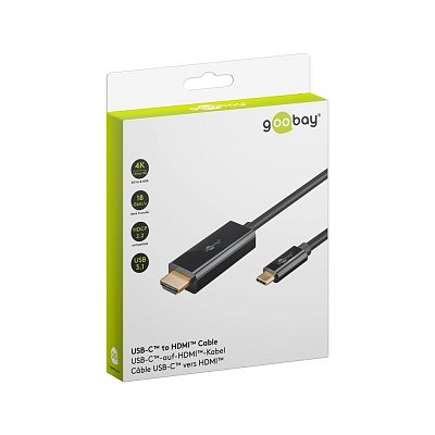 Kabel USB-C™ na HDMI™ 4K @ 60 Hz, 1 m, černý