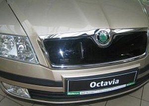 Zimní clona chladiče Škoda Octavia II 2010 - 2013 horní