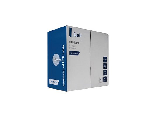 Vodič GETI UTP Cat.5e drát (305m)