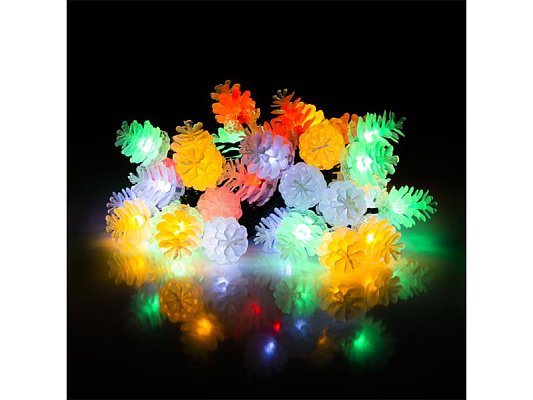 Řetěz vánoční RETLUX RXL308 šišky