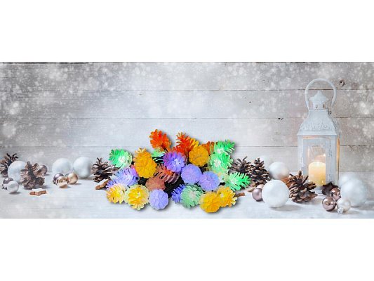 Řetěz vánoční RETLUX RXL308 šišky