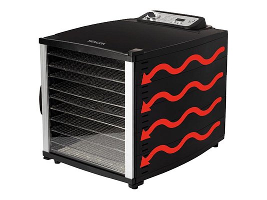 Sušička ovoce SENCOR SFD 7000BK