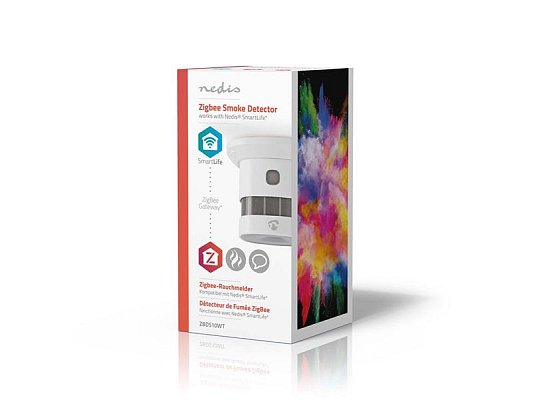 Smart detektor kouře NEDIS ZBDS10WT Zigbee Tuya