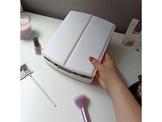 Zrcátko 4L 9828 LED skládací