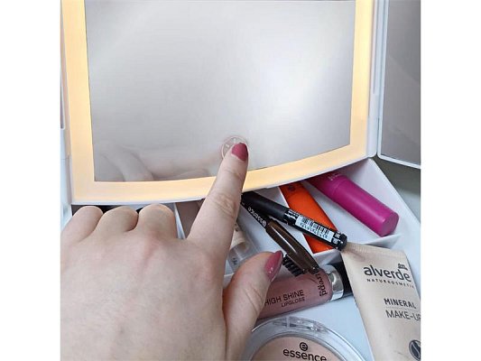 Zrcátko 4L 9828 LED skládací