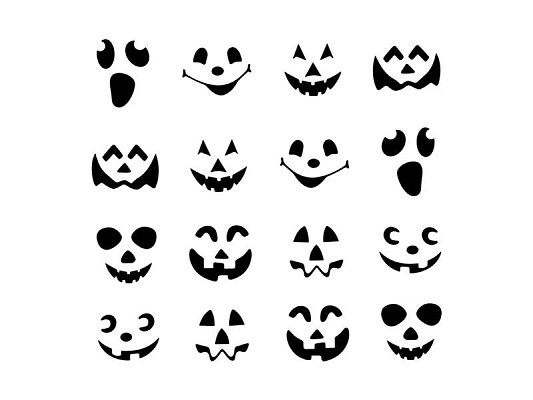 Sada nálepek FAMILY 58131E Halloween 16ks