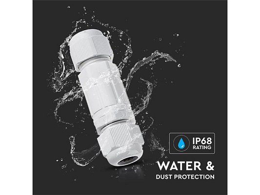 Spojka kabelová V-TAC VT-792-W bílá