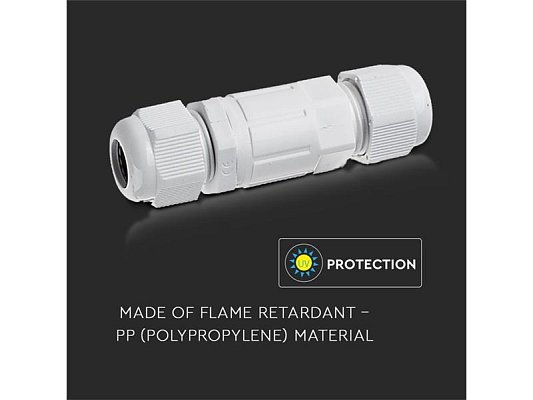 Spojka kabelová V-TAC VT-792-W bílá