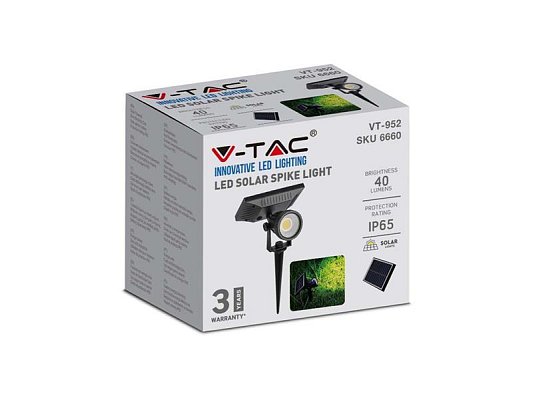Svítidlo solární V-TAC VT-952