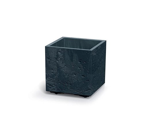 Květináč SIERRA SQUARE BETON EFFECT antracit 28,8cm