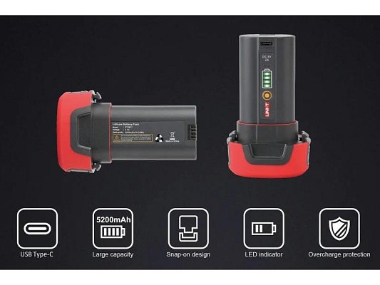 Baterie nabíjecí Li-Ion Battery Pack USB type-C UT-M17