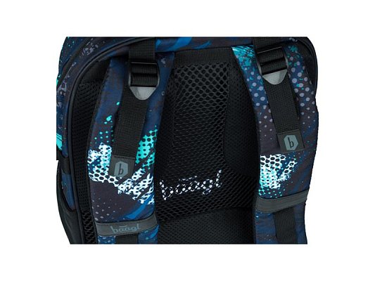 Batoh školní BAAGL Skate Struktury