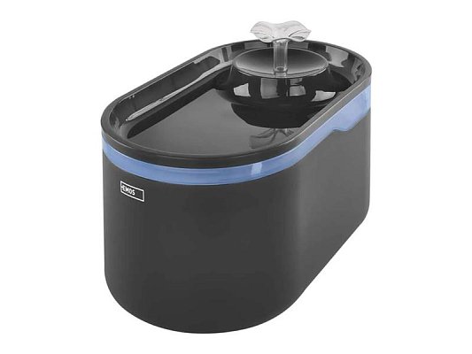Vodní fontána EMOS Pet Care, 2,6 l, šedá