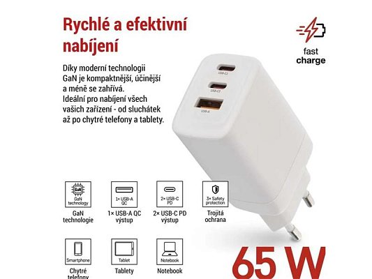 Adaptér USB EMOS V05G65
