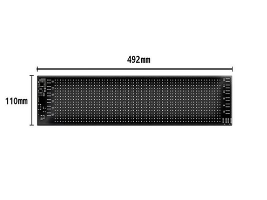 LED matrix panel "Devil eyes" 11 x 49,2cm