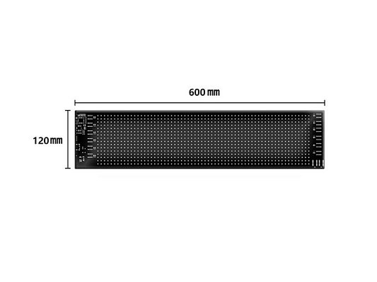 LED matrix panel "Devil eyes" 12 x 60cm
