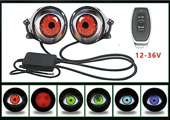 LED projektory "Devil Eyes"