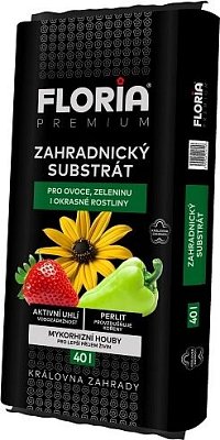 Zahradnický substrát FLORIA 40l - BLACK