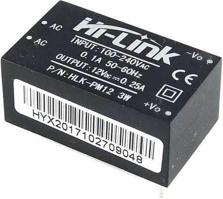 Zdroj spínaný 12V/0.25A 3 W HLK-PM12
