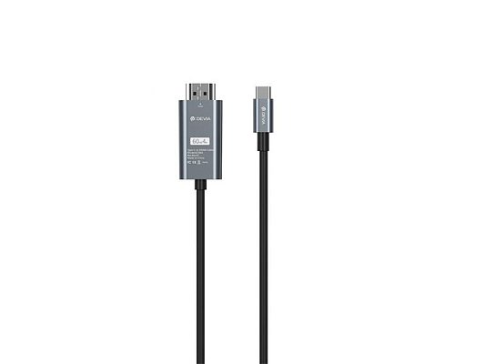 Kabel DEVIA EC084 USB-C/HDMI 4K 2m Black