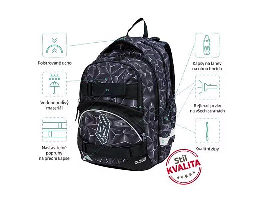 Batoh školní STIL Smart OMB Uni