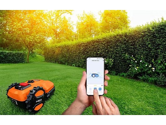 Sekačka robotická AKU NEO TOOLS 04-621 E+,baterie + nože zdarma