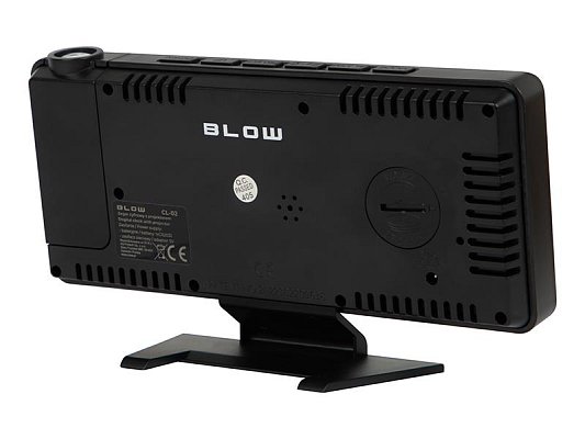 Hodiny s budíkem BLOW CL-02 projekční