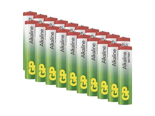 Baterie AAA (R03) alkalická GP Alkaline 20ks