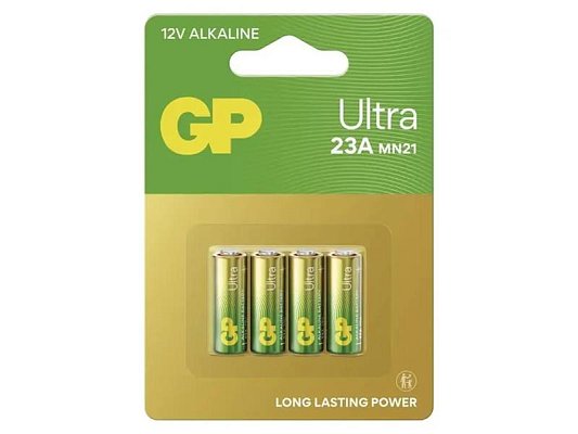 Baterie 23A GP Ultra alkalická 4ks / blistr