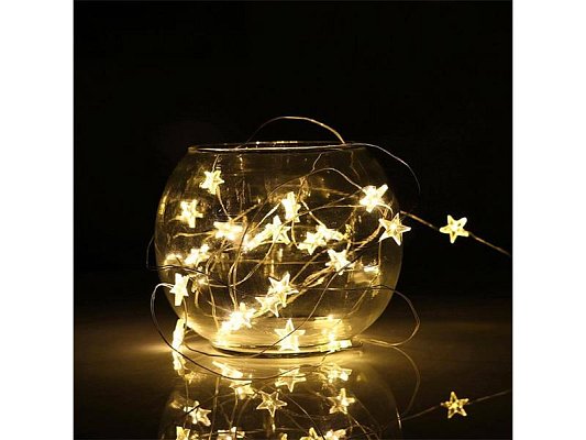 Řetěz světelný 4L 12412 hvězdičky
