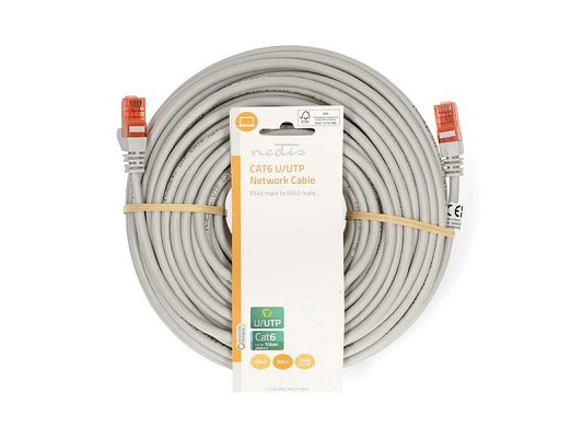 Kabel UTP Cat6 30m NEDIS CCGL85230GY300