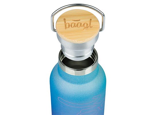 Termoláhev BAAGL Galaxy 500ml s bambusovým víčkem