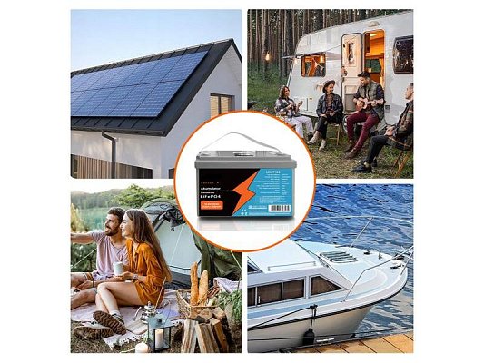 Baterie LiFePO4 12,8V 100Ah LEXTON LXLFP100 s BMS