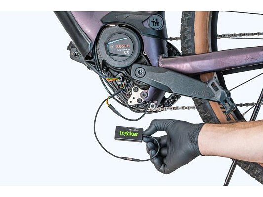 Tracker pro elektrokolo s motory Bosch SpeedBox