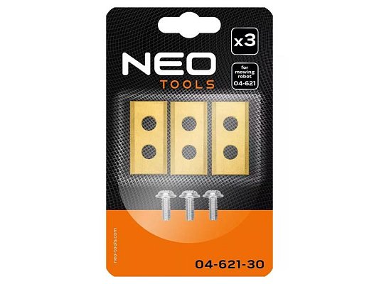 Sada nožů pro robotickou sekačku 04-621 NEO TOOLS 3ks