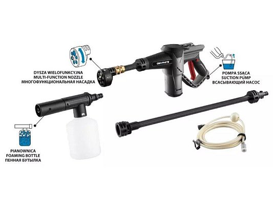 Čistič vysokotlaký AKU GRAPHITE 58G083 Energy+ bez akumulátoru