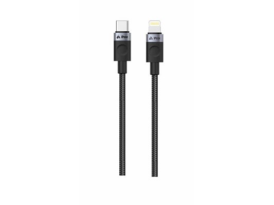 Kabel iPEAX 90010102 USB-C/Lightning 1m Black
