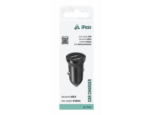 Autoadaptér USB iPEAX CL-01 Black