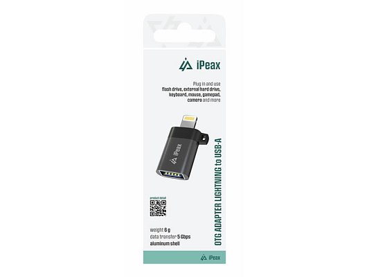 Adaptér iPEAX 90010142 USB/Lightning OTG