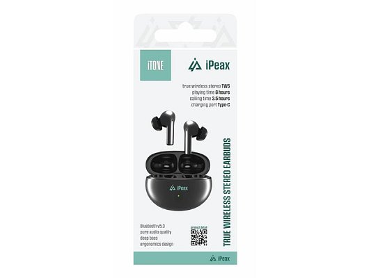 Sluchátka Bluetooth iPEAX iTONE Black