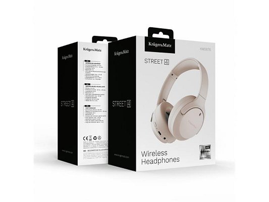 Sluchátka Bluetooth KRUGER & MATZ Street 4 Beige