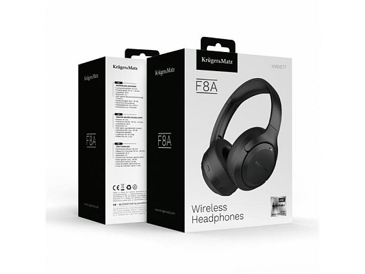 Sluchátka Bluetooth KRUGER & MATZ F8A Black